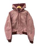 オーラリー AURALEE 25AW PRODUCT DYED ORGANIC COTTON DUCK SHORT ZIP PARKA プロダクト ダイ オーガニック コットン ダック ショート ジップ パーカー A25AB02CD 3 FADED BURGUNDY バーガンディ ブランド古着ベクトル 中古■260306