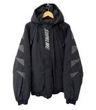シュプリーム SUPREME 23AW Wildcat Sideline Puffer Jacket ロゴ ワイルドキャット 刺繍 サイドライン パファー 中綿 ジャケット ブルゾン L 黒ブラック ブランド古着ベクトル 中古☆AA★260808