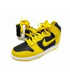 ナイキ NIKE Dunk High Black Varsity Maize ダンク ハイ ブラック バーシティ メイズ CZ8149-002 26.5 イエロー ブラック ブランド古着ベクトル 中古▲■260309