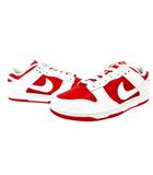 ナイキ NIKE DUNK LOW RETRO Championship Red ダンク ロー チャンピオンシップ レッド DD1391-600 27 赤 白 ブランド古着ベクトル 中古▲■260308
