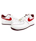 ナイキ NIKE AIR FORCE 1 07 First Use エアフォース 1 ロー ファースト ユーズ DA8478-101 26.5白 赤 ホワイト レッド ブランド古着ベクトル 中古▲■260309