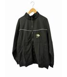 M NSW AIR MAX 95 WVN JKT ロゴ 刺繍 エアー マックス ウーヴン ジャケット IO3152-010 L 黒 ブラック ブランド古着ベクトル 中古■260311