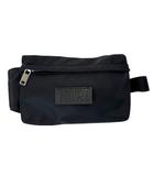 MM6 エムエムシックス Crossbody Bag ロゴ プレート ナイロン クロスボディ バッグ SB5WB0001 黒ブラック ブランド古着ベクトル 中古▲260416