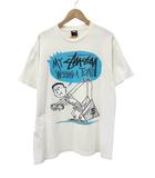 ステューシー STUSSY OLD オールド 00s MY STUSSY WEIGHTS A TON TEE ロゴ プリント 半袖 Tシャツ L 白ホワイト ブランド古着ベクトル 中古260403