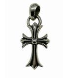 クロムハーツ CHROME HEARTS CH CRS SML W BALE スモール CHクロス ベイル シルバー ネックレス トップ チャーム ブランド古着ベクトル 中古 ☆AA★ ▲ 260324