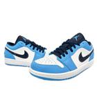 ナイキ NIKE AIR JORDAN 1 LOW University Blue エア ジョーダン 1 ロー ユニバーシティ ブルー 553558-144 26.5 青 黒 ブルー ブラック ブランド古着ベクトル 中古260323