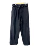 コモリ COMOLI 23AW デニム ベルテッド パンツ ジーンズ Y03-03001 3 黒ブラック ブランド古着ベクトル 中古260331