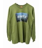 シュプリーム SUPREME 18AW The Killer Long Sleeve Tee ザ キラー 長袖Tシャツ M オリーブ ブランド古着ベクトル 中古☆AA★260526