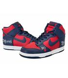 ×NIKE SB ナイキ エスビー DUNK HIGH OG QS By Any Means Red ダンク ハイ バイ エニー ミーンズ レッド DN3741-600 27 赤 紺 ブランド古着ベクトル 中古☆AA★▲260601