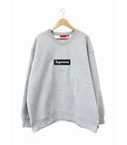 22AW Box Logo Crewneck Heather Grey ボックス ロゴ クルーネック スウェット トレーナー XL 灰 グレー ブランド古着ベクトル 中古☆AA★260518