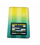 ルイヴィトン LOUIS VUITTON ダミエ ストライプ オーガナイザードゥポッシュ カードケース 名刺入れ M81320 グリーン イエロー ブランド古着ベクトル 中古☆AA★▲■260522