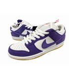 ナイキ NIKE SB DUNK LOW PRO ISO Orange Label Court Purple Gum ダンク ロー プロ オレンジレーベル コートパープル ガム DV5464-500 27 パープル ホワイト ブランド古着ベクトル 中古▲■260412