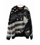 21SS Digital Flag Sweater デジタル フラッグ セーター ニット XL 黒 ブラック ブランド古着ベクトル 中古 260529