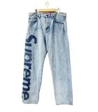 シュプリーム SUPREME 22SS Inset Logo Jean インセット ロゴ ジーンズ デニム パンツ 34 インディゴ ブルー ブランド古着ベクトル 中古☆AA★260603