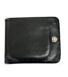 クロムハーツ CHROME HEARTS 1SNAP 1スナップ クロスボール ウォレット 二つ折り 財布 黒ブラック ブランド古着ベクトル 中古☆AA★▲260524