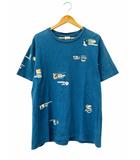 シュプリーム SUPREME 24AW Upset Tee アップセット ラベル プリント 半袖Tシャツ M 青ブルー ブランド古着ベクトル 中古☆AA★260525