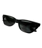 メゾンマルジェラ Maison Margiela ×Gentle Monster ジェントルモンスター Cat Eye キャットアイ 4ステッチ サングラス MM208 BLK 53□19-144 黒ブラック ブランド古着ベクトル 中古▲■260509