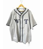 26SS LEAGUE SS COTTON TWILL オーガニック コットン ベースボールシャツ 261TQDT-SHM06 04 灰 グレー ブランド古着ベクトル 中古■260505