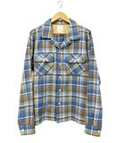 ビズビム VISVIM 22AW BOOMER SHIRT CHECK L/S チェック柄 長袖 ブーマー シャツ 0122205011010 2 青ブルー ブランド古着ベクトル 中古260509