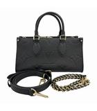 ルイヴィトン LOUIS VUITTON モノグラム アンプラント オンザゴー EW 2WAY ショルダー ハンド バッグ M23640 ノワール 黒 ブラック ブランド古着ベクトル 中古▲■260514