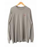 シュプリーム SUPREME 26SS Small Box Logo L/S Tee スモール ボックス ロゴ 長袖 Tシャツ M グレージュ ブランド古着ベクトル 中古 ☆AA★260524