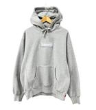 シュプリーム SUPREME 24AW Box Logo Hooded Sweatshirt Grey ボックス ロゴ刺繍 フーデッド スウェット シャツ プルオーバー パーカー M グレー ブランド古着ベクトル 中古☆AA★260526