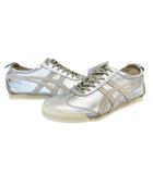 オニツカタイガー Onitsuka Tiger MEXICO 66 DELUXE メキシコ デラックス ローカット スニーカー 1182A467-020 24 メタリック シルバー ブランド古着ベクトル 中古●▲■260517
