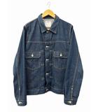 ビズビム VISVIM Ron Herman EXCLUSIVE 101 JKT UNWASHED LUXSIC ロンハーマン エクスクルーシブ デニム ジャケット ジージャン ラクシック ノンウォッシュ 011630500600 4 インディゴ ブランド古着ベクトル 中古260522