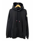 モンクレール MONCLER GENIUS ジーニアス ×AWAKE アウェイク 20SS Pullover Hoodie ロゴ ワッペン プルオーバー パーカー F10928G70810 V8139 XS 黒ブラック ブランド古着ベクトル 中古260615