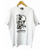 アベイシングエイプ A BATHING APE 21SS URSUS CAMO TRADEMARK TEE アーサス カモ トレードマーク プリント半袖Tシャツ L 白 ホワイト ブランド古着ベクトル 中古■260609