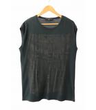 ラフシモンズ RAF SIMONS 09SS Crewneck T-Shirt クルーネック ノースリーブ Tシャツ 48 紺 ネイビー ブランド古着ベクトル 中古 260605