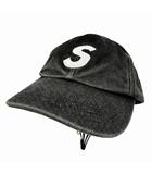 シュプリーム SUPREME 24AW Pigment S Logo 6-Panel ピグメント ロゴ刺繍 黒 ブラック ブランド古着ベクトル 中古☆AA★▲260709