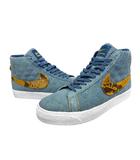 シュプリーム SUPREME ×NIKE SB ナイキ エスビー ZOOM BLAZER MID QS 2 ブレーザー ミッド デニム DX8421-400 26 インディゴ ブルー ブランド古着ベクトル 中古☆AA★▲■260714
