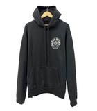 クロムハーツ CHROME HEARTS Tokyo Limited Horseshoe Pullover Hoodie 東京限定 ホースシュー ロゴ クロス プリント プルオーバー パーカー L 黒ブラック ブランド古着ベクトル 中古☆AA★260728