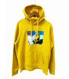 シュプリーム SUPREME × The North Face ザ ノース フェイス 18AW Hooded Sweatshirt ロゴ プリント パーカー NT61801I M イエロー ブランド古着ベクトル 中古☆AA★260713