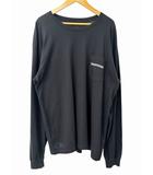 クロムハーツ CHROME HEARTS CH L/S T-SHIRT MLTCOL CEM CRS マルチ セメタリー クロス プリント ロゴ長袖Tシャツ XXL 黒 ブラック ブランド古着ベクトル 中古☆AA★260820