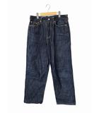 ×EVISU エヴィス P90 Baggy Jean Indigo バギー デニム パンツ ジーンズ 32 インディゴ ブランド古着ベクトル 中古260709