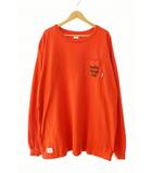 ダブルタップス WTAPS × VANS バンズ 20SS Waffle Lovers Club L/S T-shirt ワッフル ラバーズ クラブ 長袖 Tシャツ 04 オレンジ ブランド古着ベクトル 中古 260709