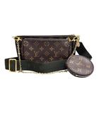 ルイヴィトン LOUIS VUITTON モノグラム ミュルティ ポシェット アクセソワール アクセサリーポーチ ショルダー バッグ M44813 カーキ ブランド古着ベクトル 中古☆AA★▲■260814