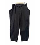 サカイ sacai 25SS Cotton Chino Pants ベルテッド コットン チノ パンツ 25-03604M 2 黒ブラック ブランド古着ベクトル 中古260723
