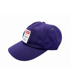 シュプリーム SUPREME 21AW Cordura Teflon Label 6-Panel コーデュラ テフロン ラベル 6パネル キャップ パープル ブランド古着ベクトル 中古☆AA★▲260819
