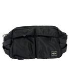 ポーター PORTER TANKER HIP BAG タンカー ヒップ ボディ ウエスト バッグ 黒ブラック ブランド古着ベクトル 中古▲260806