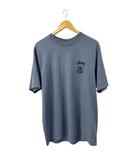 25AW Stock Link Tee Pigment Dyed プリント 半袖 Tシャツ M 青 ブルー ブランド古着ベクトル 中古260824