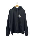 23SS Skull Crest Hoodie プリント フーディ パーカー L 黒 ブラック ブランド古着ベクトル 中古260831