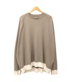 グラフペーパー Graphpaper ×LOOPWHEELER ループウィラー 20SS Raglan Sweat ラグラン スウェット トレーナー GU201-70170B 2 ベージュ ブランド古着ベクトル 中古 260903