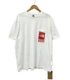 シュプリーム SUPREME ×THE NORTH FACE ノースフェイス 23SS Printed Pocket Tee プリンテッド ポケット 半袖Tシャツ NT02309I XL 白ホワイト ブランド古着ベクトル 中古■260922