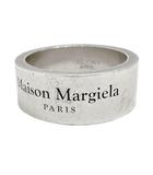 メゾンマルジェラ Maison Margiela ロゴ リング 指輪 SILVER 925 シルバー SM1UQ0082 SV0158 6 17号 ブランド古着ベクトル 中古▲■260906