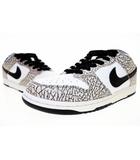 ナイキ NIKE DUNK LOW PRO SB SUPREME 2002 1st 28.5cm 304292-001 シュプリーム コラボ ダンク ロー プロ エスビー ファースト ホワイト セメント 【ブランド古着ベクトル】【中古】▲■230228