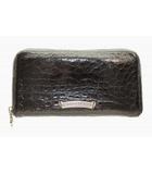 クロムハーツ CHROME HEARTS REC F ZIP ALLIGATOR ラウンドジップ ウォレット アリゲーター レザー ブラック 財布 【ブランド古着ベクトル】【中古】☆AA★▲ 250730