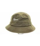 GORE-TEX CRUSHER OLIVE M/L ゴアテックス クラッシャー オリーブ スクリプト ロゴ バケット ハット 帽子 【ブランド古着ベクトル】【中古】☆AA★▲250403